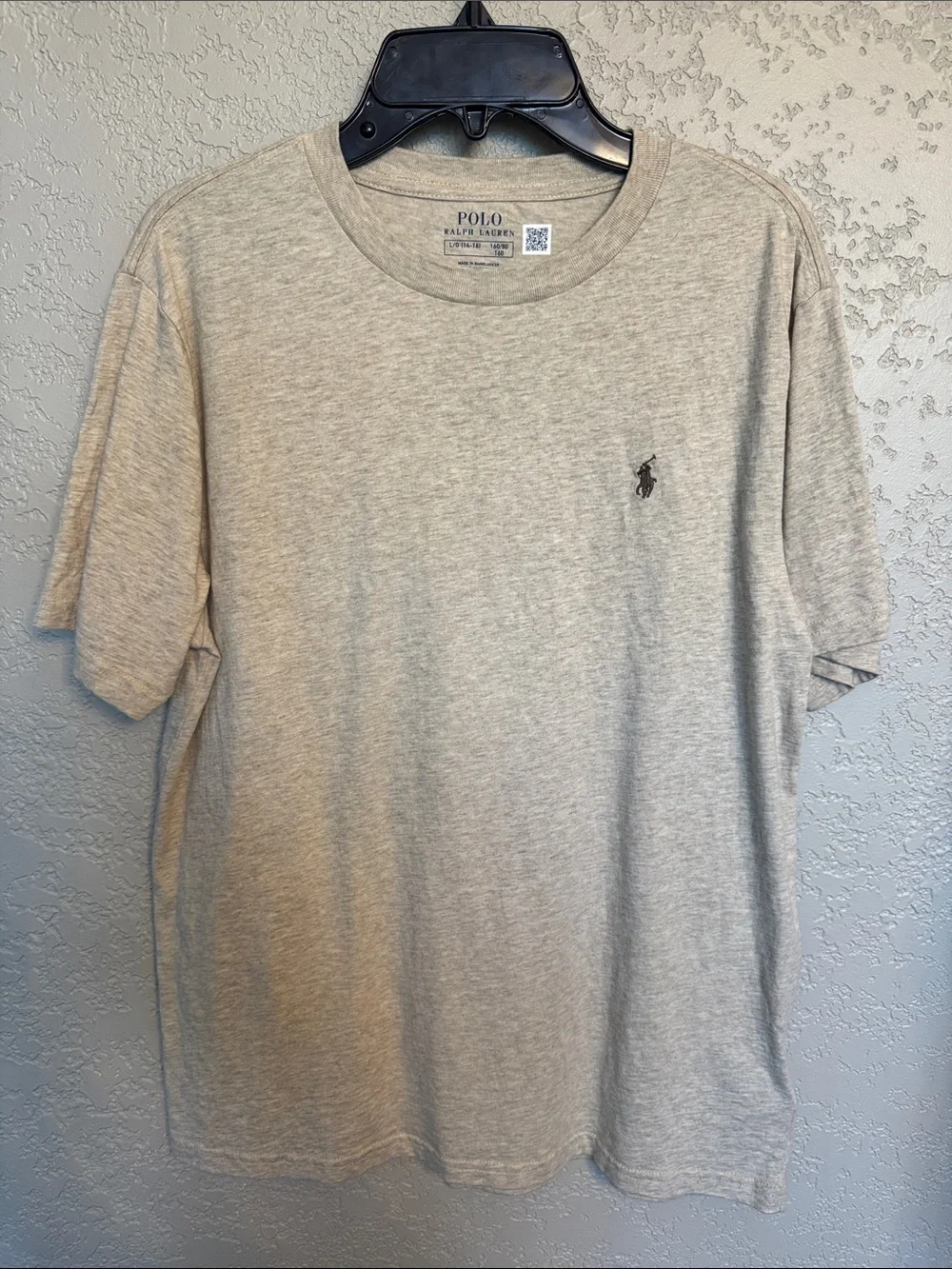 Polo by Ralph Lauren Light Heather Gray Crewneck Tee
